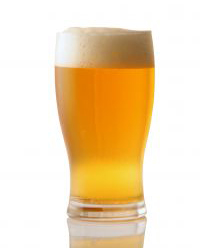 Cold Beer Glass isolated on white